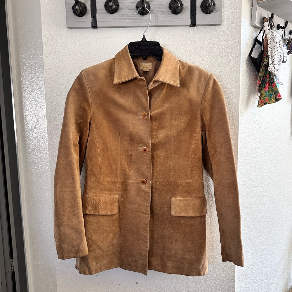 Caslon suede women’s coat